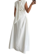 Lou Padded Waist-Fitted Dress