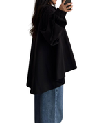 Adjustable Sleeve Oversize Shirt