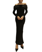 Φόρεμα με έξω τους ώμους