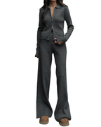 Πλεκτό Σετ με Φερμουάρ