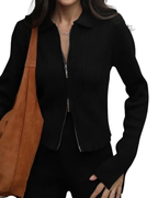 Πλεκτό Σετ με Φερμουάρ